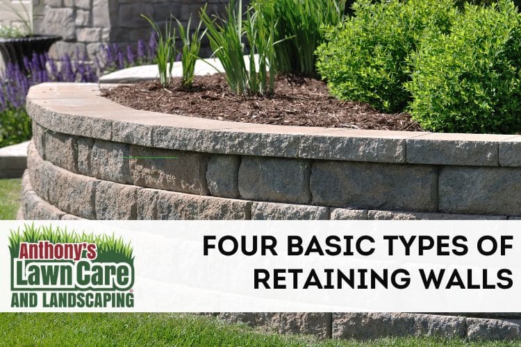 Four basic types of retaining walls