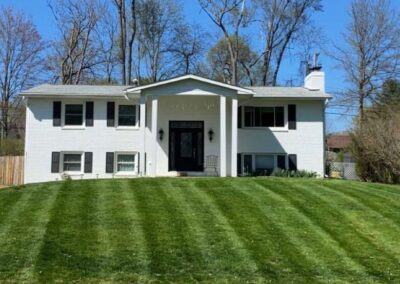 Perfect lawn stripes by Anthony's in Bloomington